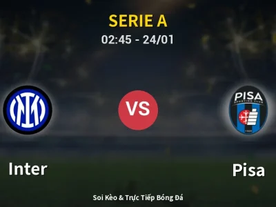 Kết Quả: Inter 6-2 Pisa – Highlight & Bàn Thắng | Serie A