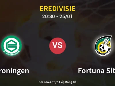 🔴 Trực Tiếp: Groningen 1-2 Fortuna Sittard – Link Xem Eredivisie (Full HD)