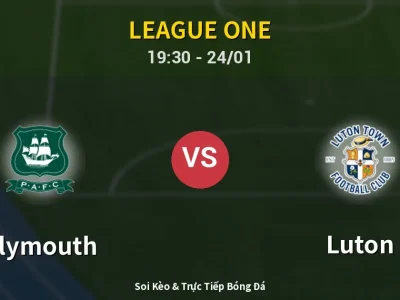 Soi Kèo Plymouth vs Luton – 19:30 24/01 | Nhận Định, Dự Đoán Tỷ Số