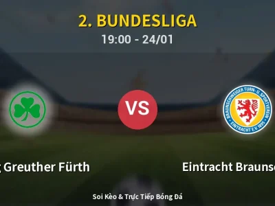 🔴 Trực Tiếp: SpVgg Greuther Fürth 0-0 Eintracht Braunschweig – Link Xem 2. Bundesliga (Full HD)