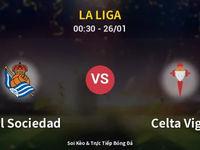 Kết Quả: Real Sociedad 3-1 Celta Vigo – Highlight & Bàn Thắng | La Liga