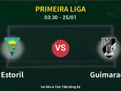 Kết Quả: Estoril 4-2 Guimaraes – Highlight & Bàn Thắng | Primeira Liga
