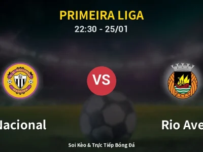 Soi Kèo Nacional vs Rio Ave – 22:30 25/01 | Nhận Định, Dự Đoán Tỷ Số