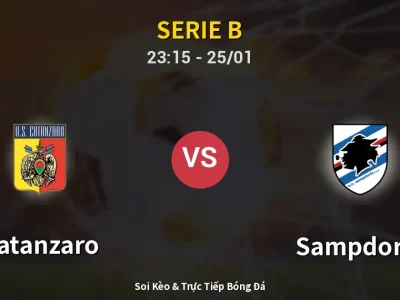Soi Kèo Catanzaro vs Sampdoria – 23:15 25/01 | Nhận Định, Dự Đoán Tỷ Số