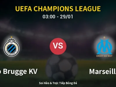 Kết Quả: Club Brugge KV 3-0 Marseille – Highlight & Bàn Thắng | UEFA Champions League