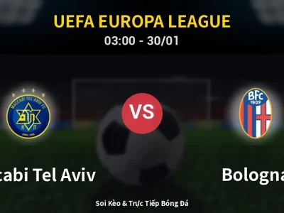 Kết Quả: Maccabi Tel Aviv 0-3 Bologna – Highlight & Bàn Thắng | UEFA Europa League