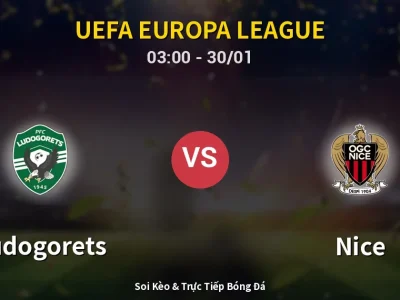 Kết Quả: Ludogorets 1-0 Nice – Highlight & Bàn Thắng | UEFA Europa League