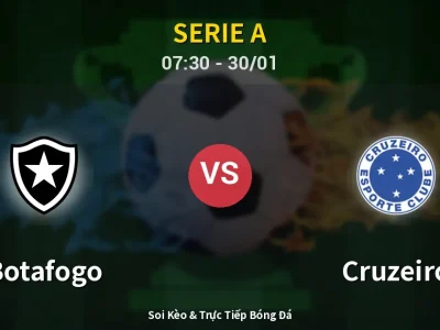 Kết Quả: Botafogo 4-0 Cruzeiro – Highlight & Bàn Thắng | Serie A
