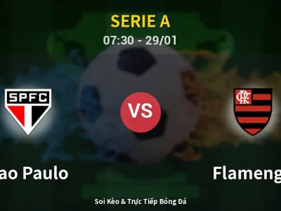 Kết Quả: Sao Paulo 2-1 Flamengo – Highlight & Bàn Thắng | Serie A