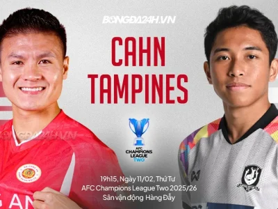 CAHN vs Tampines Rovers: ‘Bom tấn’ ACL2, liệu đội chủ nhà có nghiền nát đối thủ Singapore?