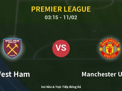 Kết Quả: West Ham 1-1 Manchester United – Highlight & Bàn Thắng | Premier League