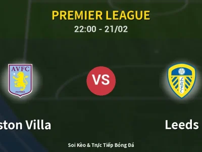 🔴 Trực Tiếp: Aston Villa 0-0 Leeds – Link Xem Premier League (Full HD)