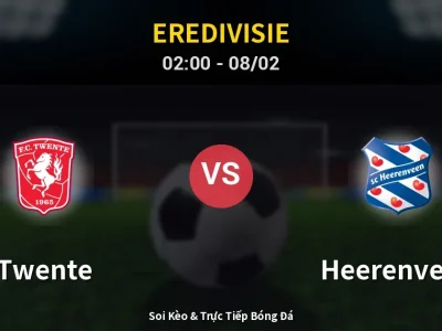 Kết Quả: Twente 5-0 Heerenveen – Highlight & Bàn Thắng | Eredivisie