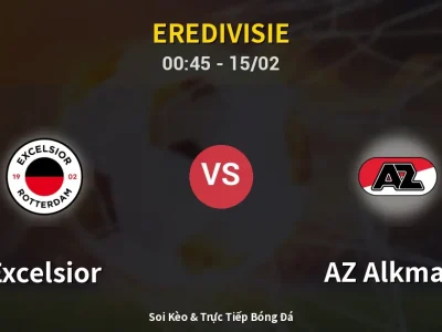 Kết Quả: Excelsior 1-2 AZ Alkmaar – Highlight & Bàn Thắng | Eredivisie