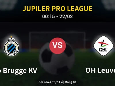 Kết Quả: Club Brugge KV 2-1 OH Leuven – Highlight & Bàn Thắng | Jupiler Pro League