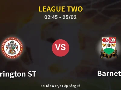 Kết Quả: Accrington ST 0-1 Barnet – Highlight & Bàn Thắng | League Two