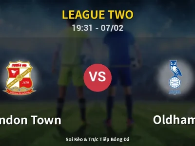 🔴 Trực Tiếp: Swindon Town 1-0 Oldham – Link Xem League Two (Full HD)
