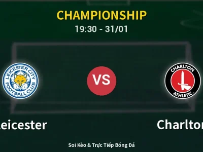 Kết Quả: Leicester 0-2 Charlton – Highlight & Bàn Thắng | Championship