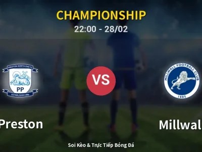 Soi Kèo Preston vs Millwall – 22:00 28/02 | Nhận Định, Dự Đoán Tỷ Số