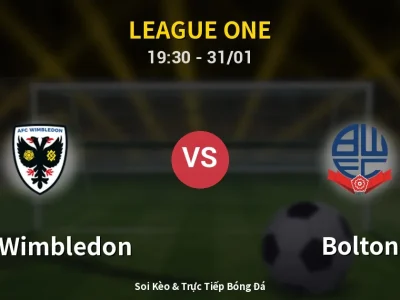 Kết Quả: AFC Wimbledon 0-1 Bolton – Highlight & Bàn Thắng | League One