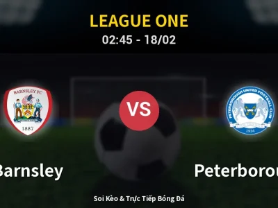 Kết Quả: Barnsley 2-1 Peterborough – Highlight & Bàn Thắng | League One