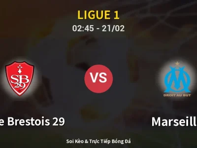 Kết Quả: Stade Brestois 29 2-0 Marseille – Highlight & Bàn Thắng | Ligue 1