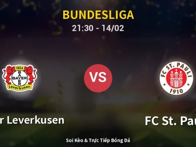Soi Kèo Bayer Leverkusen vs FC St. Pauli – 21:30 14/02 | Nhận Định, Dự Đoán Tỷ Số