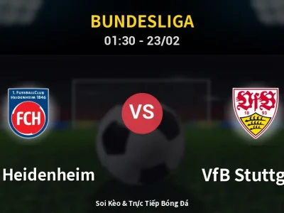 Kết Quả: 1. FC Heidenheim 3-3 VfB Stuttgart – Highlight & Bàn Thắng | Bundesliga