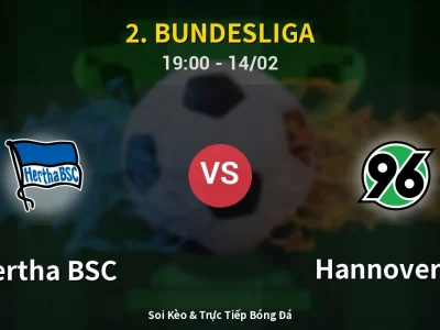 🔴 Trực Tiếp: Hertha BSC 0-2 Hannover 96 – Link Xem 2. Bundesliga (Full HD)