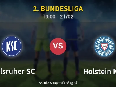 Kết Quả: Karlsruher SC 3-1 Holstein Kiel – Highlight & Bàn Thắng | 2. Bundesliga