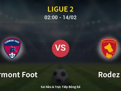 Kết Quả: Clermont Foot 1-2 Rodez – Highlight & Bàn Thắng | Ligue 2