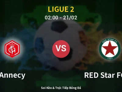 Kết Quả: Annecy 2-1 RED Star FC 93 – Highlight & Bàn Thắng | Ligue 2