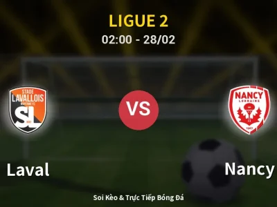 Kết Quả: Laval 1-1 Nancy – Highlight & Bàn Thắng | Ligue 2