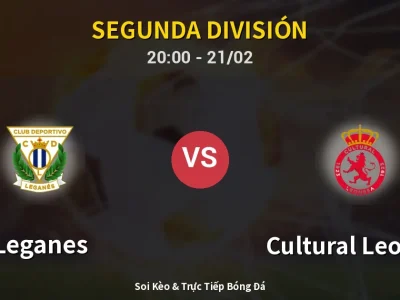 Kết Quả: Leganes 1-1 Cultural Leonesa – Highlight & Bàn Thắng | Segunda División