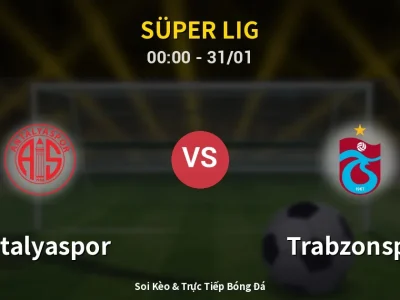 Kết Quả: Antalyaspor 1-1 Trabzonspor – Highlight & Bàn Thắng | Süper Lig