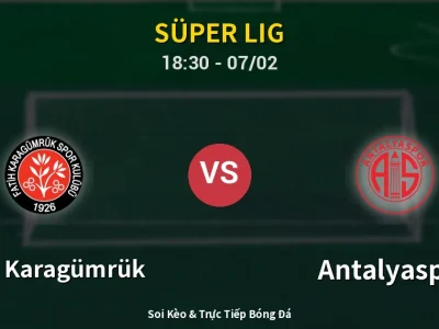Kết Quả: Fatih Karagümrük 1-0 Antalyaspor – Highlight & Bàn Thắng | Süper Lig