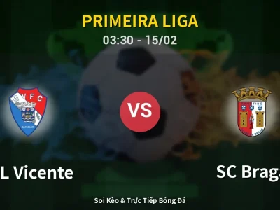Kết Quả: GIL Vicente 2-1 SC Braga – Highlight & Bàn Thắng | Primeira Liga