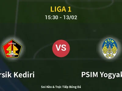 Kết Quả: Persik Kediri 2-2 PSIM Yogyakarta – Highlight & Bàn Thắng | Liga 1