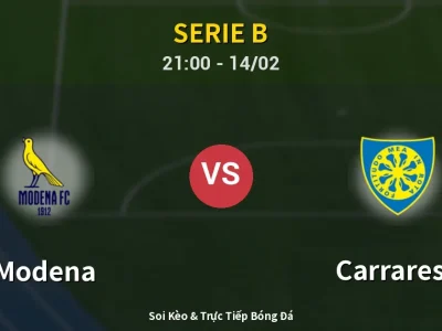 Soi Kèo Modena vs Carrarese – 21:00 14/02 | Nhận Định, Dự Đoán Tỷ Số