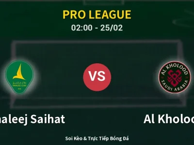 Kết Quả: Al Khaleej Saihat 2-3 Al Kholood – Highlight & Bàn Thắng | Pro League