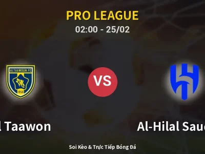Kết Quả: Al Taawon 1-1 Al-Hilal Saudi FC – Highlight & Bàn Thắng | Pro League