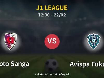 Kết Quả: Kyoto Sanga 2-0 Avispa Fukuoka – Highlight & Bàn Thắng | J1 League