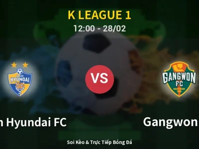 Kết Quả: Ulsan Hyundai FC 3-1 Gangwon FC – Highlight & Bàn Thắng | K League 1