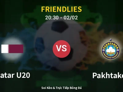 Soi Kèo Qatar U20 vs Pakhtakor – 20:30 02/02 | Nhận Định, Dự Đoán Tỷ Số