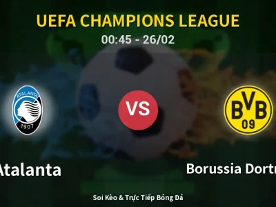 Kết Quả: Atalanta 4-1 Borussia Dortmund – Highlight & Bàn Thắng | UEFA Champions League