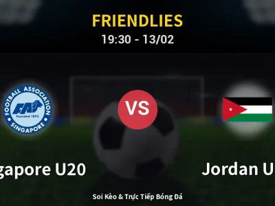 Kết Quả: Singapore U20 0-2 Jordan U20 – Highlight & Bàn Thắng | Friendlies