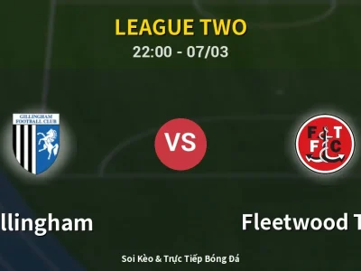 Soi Kèo Gillingham vs Fleetwood Town – 22:00 07/03 | Nhận Định, Dự Đoán Tỷ Số