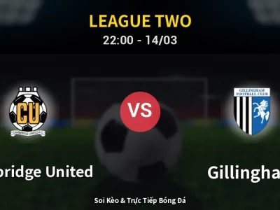 🔴 Trực Tiếp: Cambridge United 1-0 Gillingham – Link Xem League Two (Full HD)