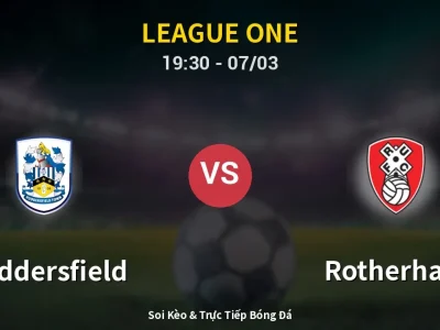 Kết Quả: Huddersfield 1-0 Rotherham – Highlight & Bàn Thắng | League One