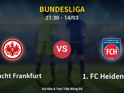 🔴 Trực Tiếp: Eintracht Frankfurt 0-0 1. FC Heidenheim – Link Xem Bundesliga (Full HD)